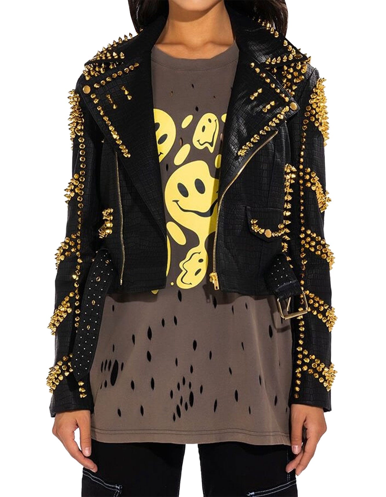 Studded Black Jacket -  -  - Trippprs