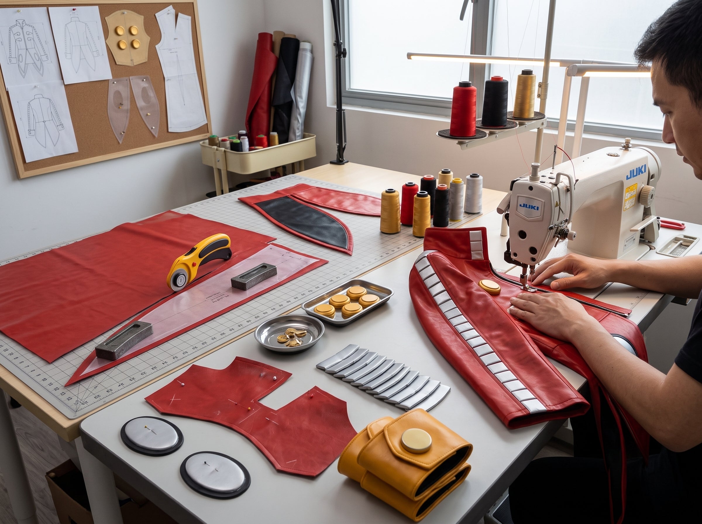 Dr. Eggman Costume Jacket – Red Leather Cosplay Coat for Men