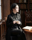 Women's Black Gothic Long Coat