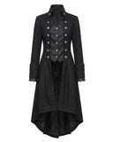 Women's Black Gothic Long Coat