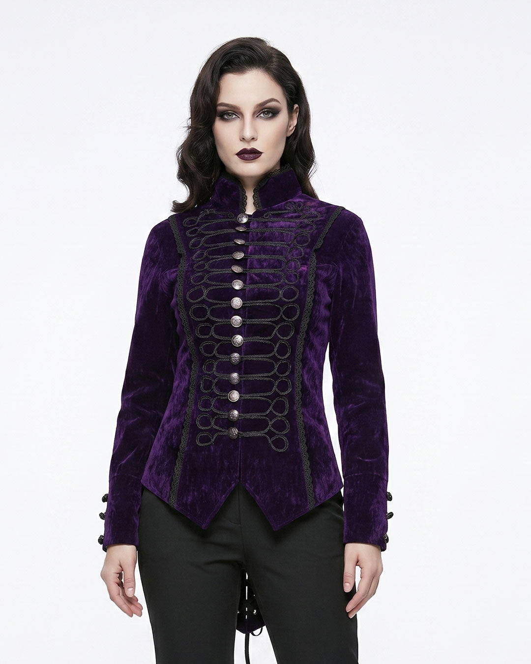Women’s Velvet Goth Victorian Tailcoat