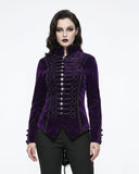 Women’s Velvet Goth Victorian Tailcoat