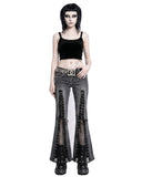 Gothic Halloween Skull & Pumpkin Pants – Spooky Streetwear Style