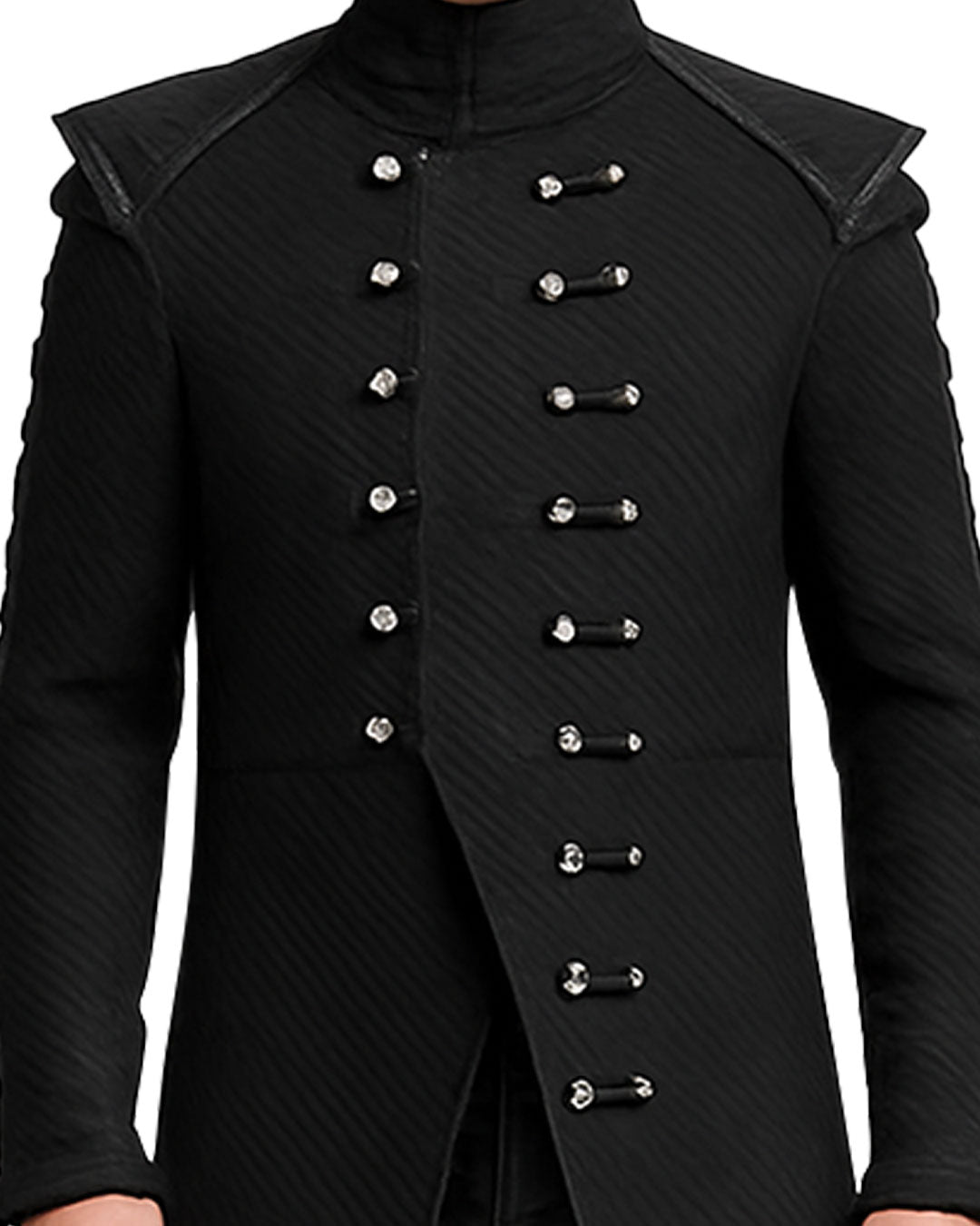 Men's Black Long Coat