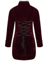 Women's Velvet Brocade Tailcoat -  -  - Trippprs