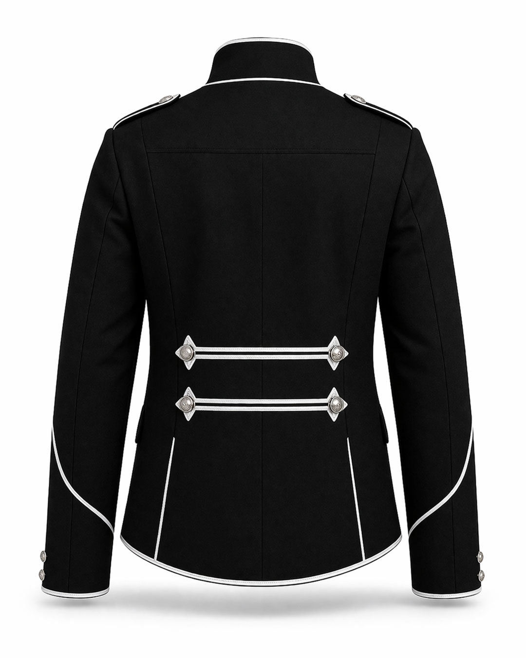 Black & White Military Jacket