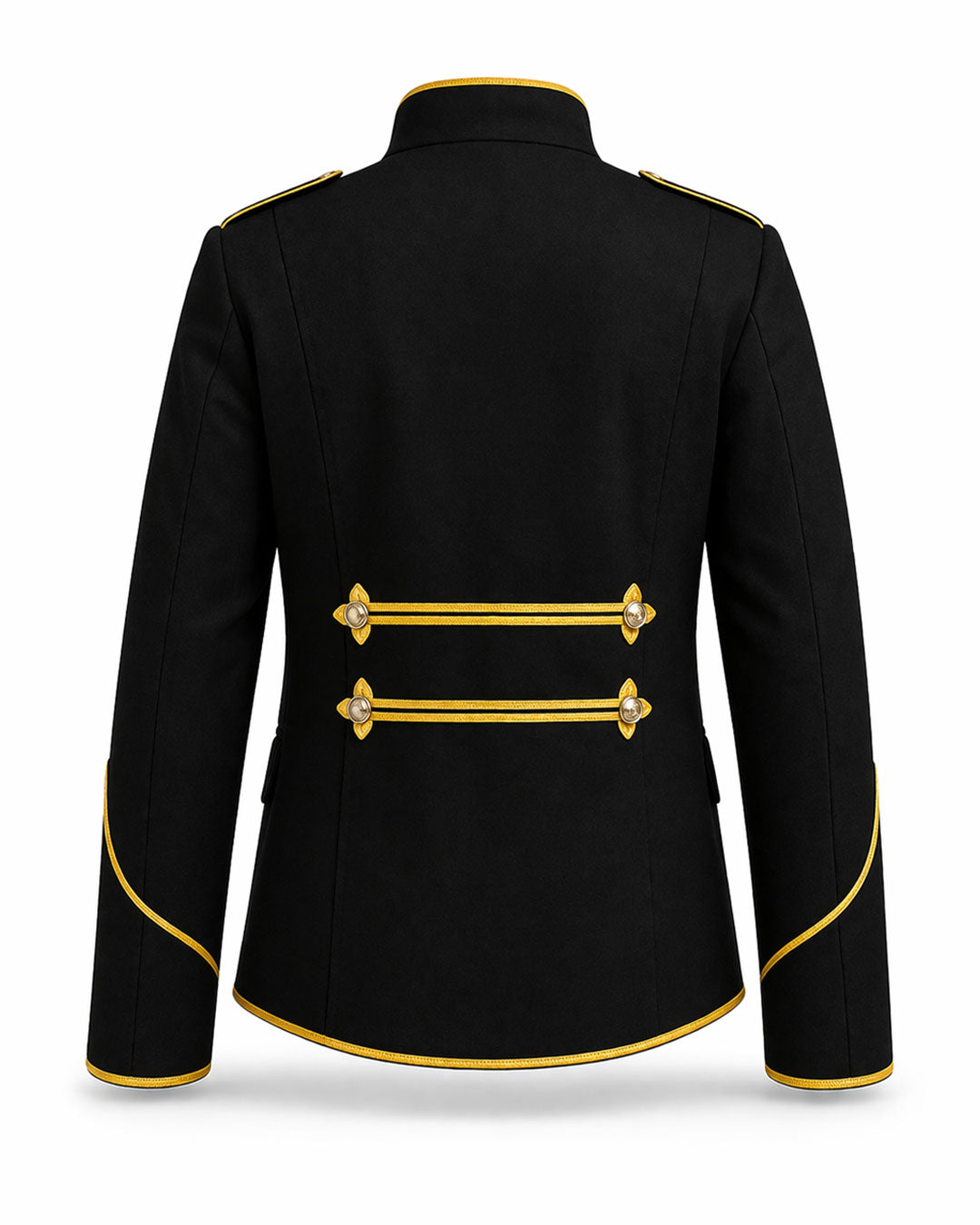 Men’s Black & Yellow Military Jacket