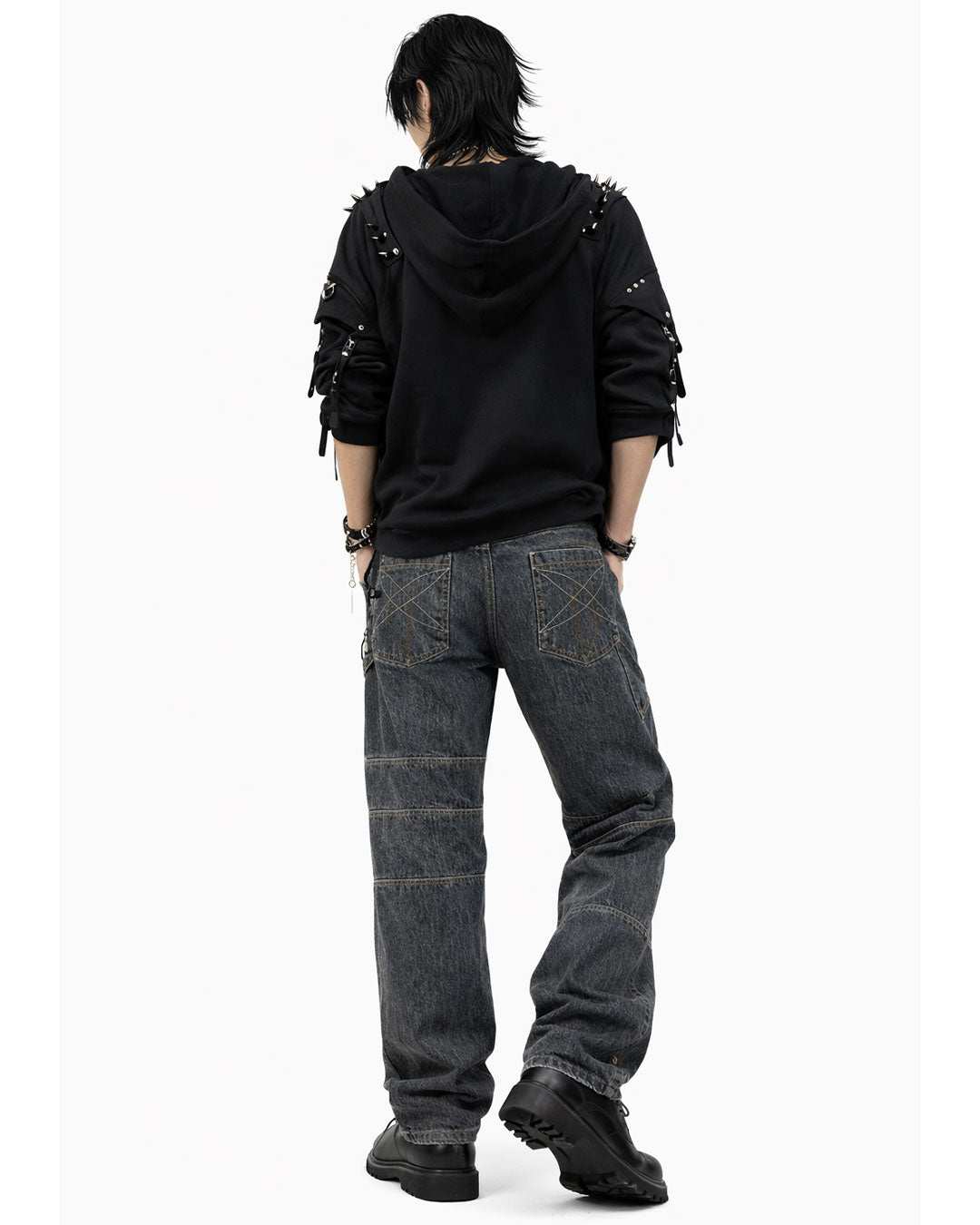 Hiphop Twilight Veil Denim Y2K Pant's