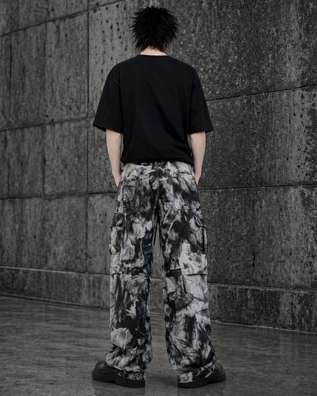 Acid Dye - Men's Gothic Cargo Pants