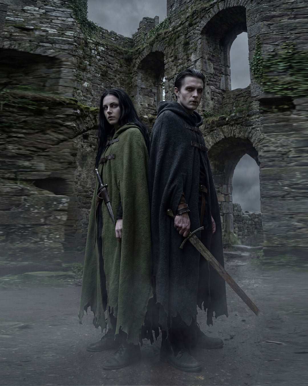 Vampire Cape Shawl
