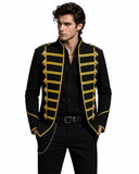 Men’s Black & Yellow Military Jacket