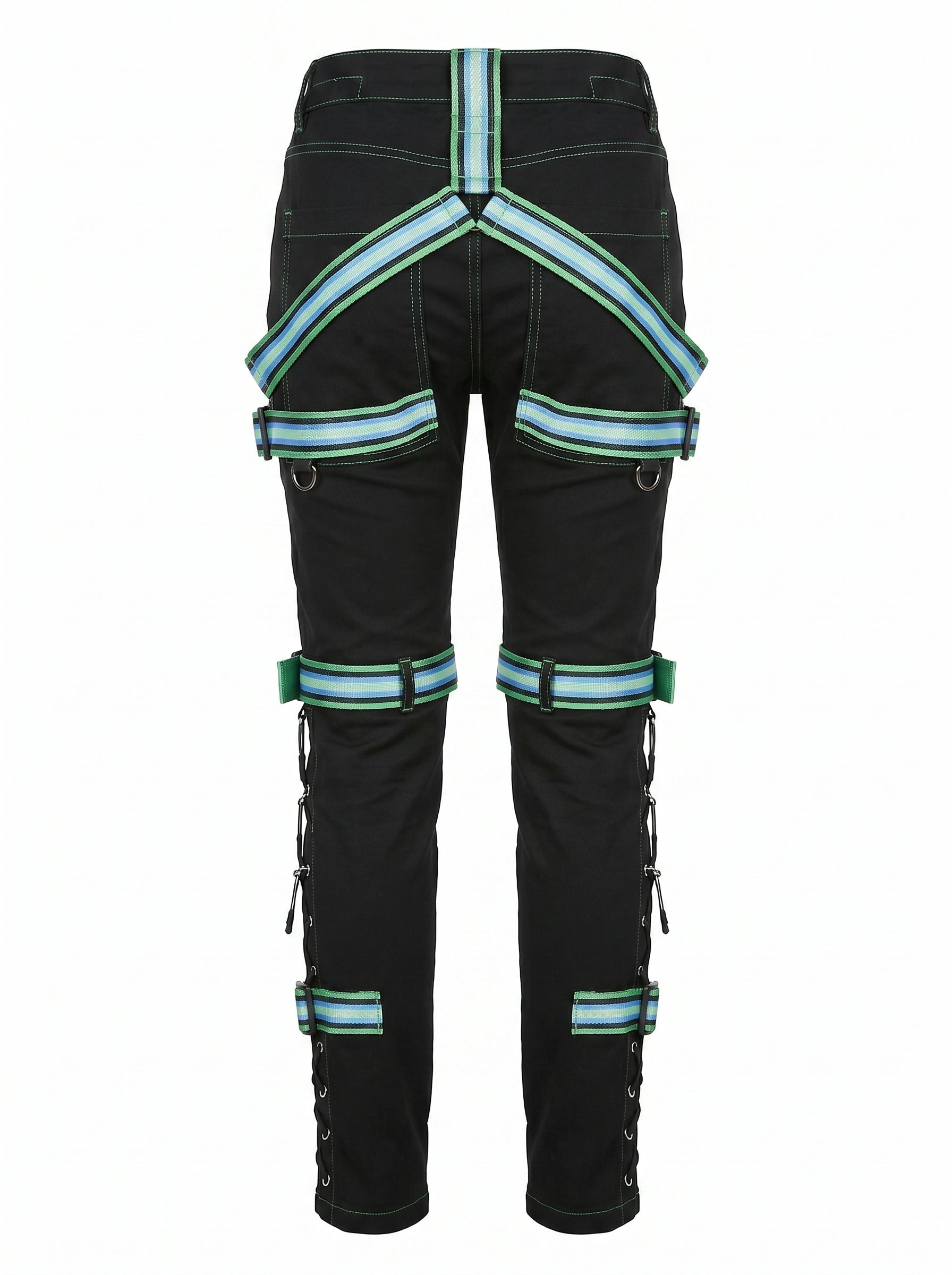 Neon Cyberpunk Tactical Pants