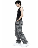 Men’s Wide Leg Denim Pants Relaxed Fit